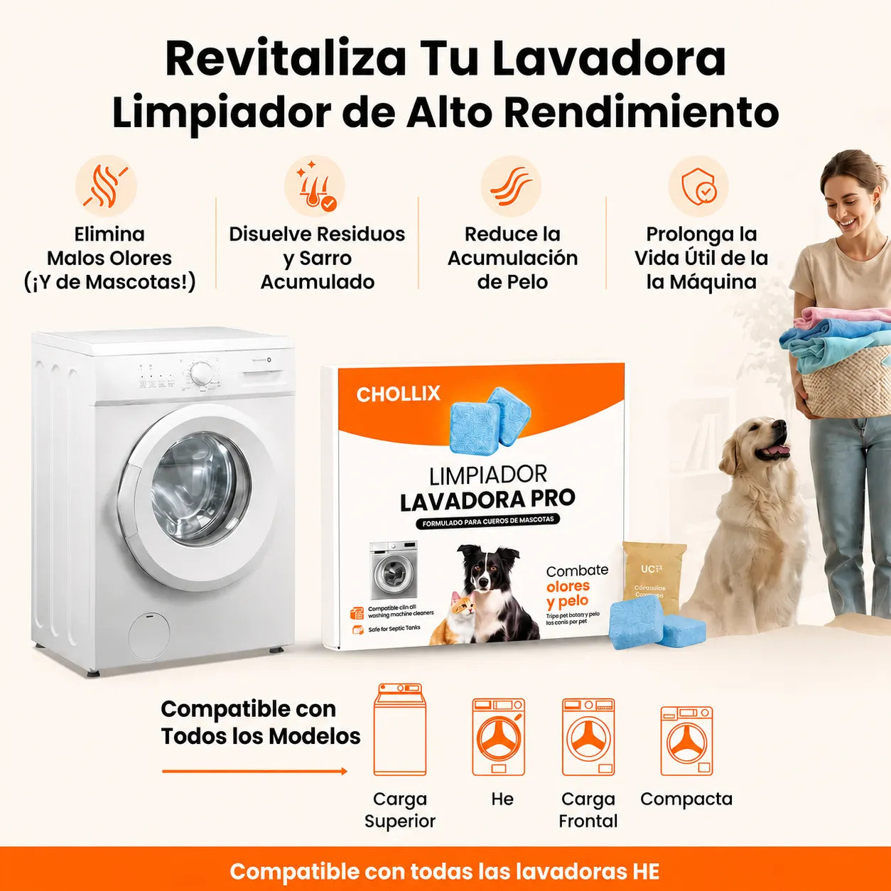 Pastillas Limpialavadoras LavaRenueva™