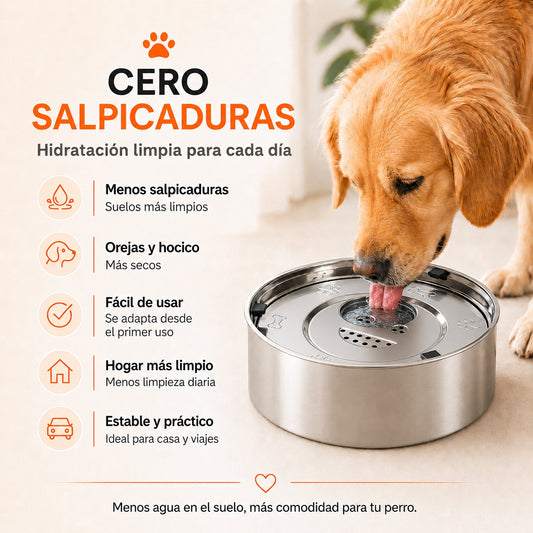 AquaClean™ – Bebedero antisalpicaduras