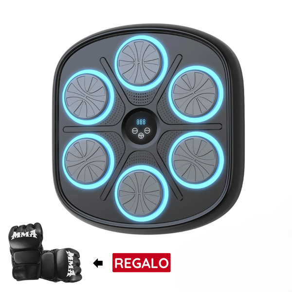 Máquina de Boxeo Musical Chollix® 3.0 | Con Guantes de Boxeo Incluidos 🎁